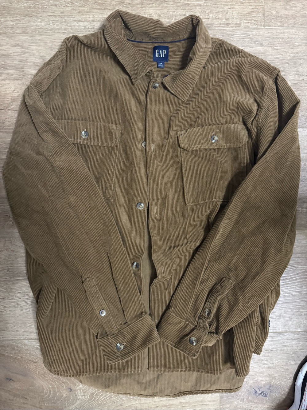 GAP Men's Corduroy Overshirt Jacket - Brown